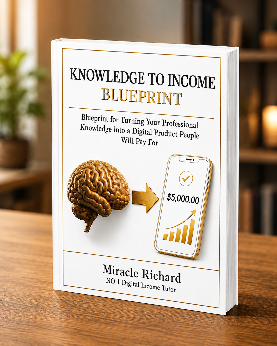 Knowledge to Income Blueprint book cover